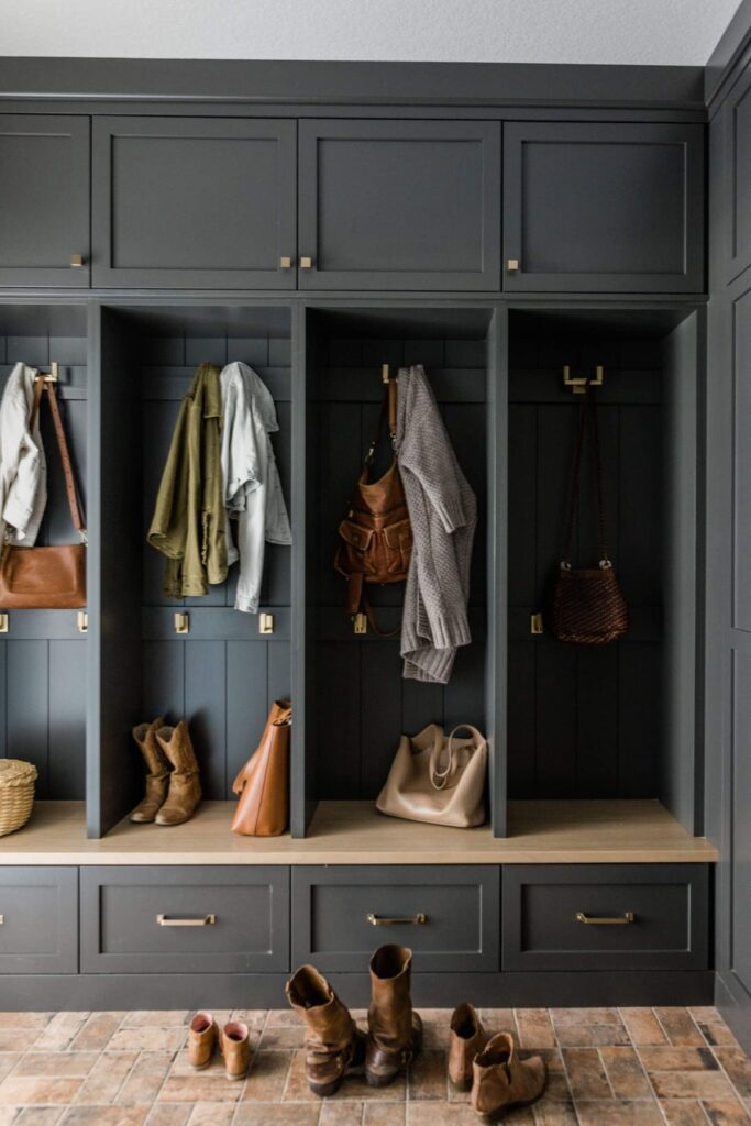 mudroom grey