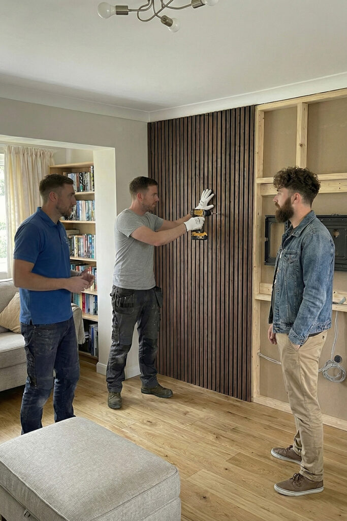 cinewall installation with customer2