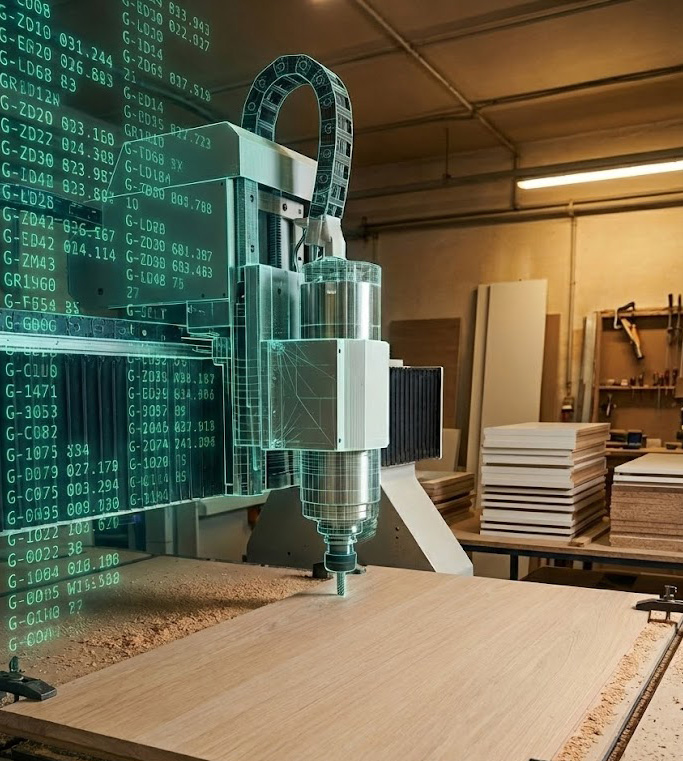 cnc milling cabinet door